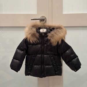 Moncler K2 Down Jacket in Night Blue Sz 12/18M
